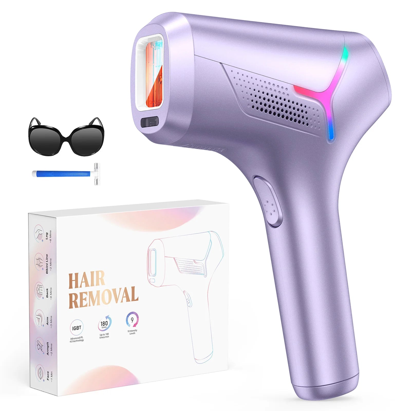 IPL Hair Removal Device for Body, Bikini & Face – 990,000 Flashes