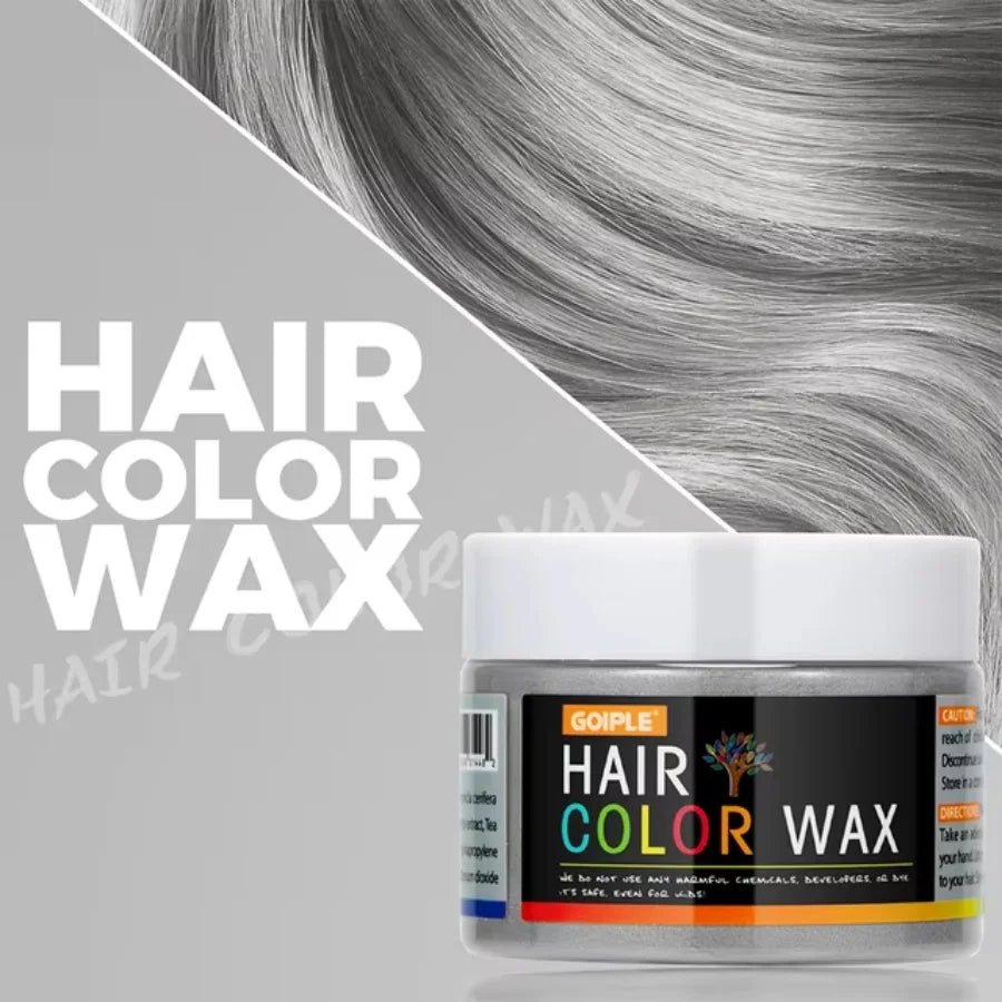 Valentine's Day DIY Hair Dyed Mud Hair Colour Wax Easy To Wash Coloring Cream One-time Hairs Beard and Eyebrows Colour Products dylinoshop
