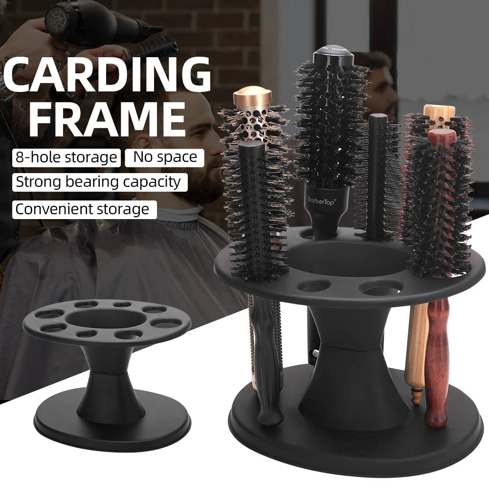 Barber Hairdressing Scissors Combs Tools Holder Storage Box Barbertop Salon Display Stand Salon Hairdresser Tools Organizer Rack dylinoshop