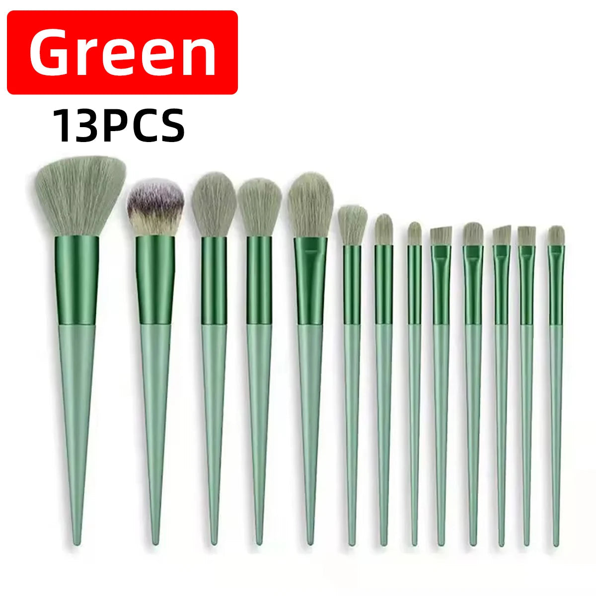 13-Piece Makeup Brush Set with Storage Bag dylinoshop