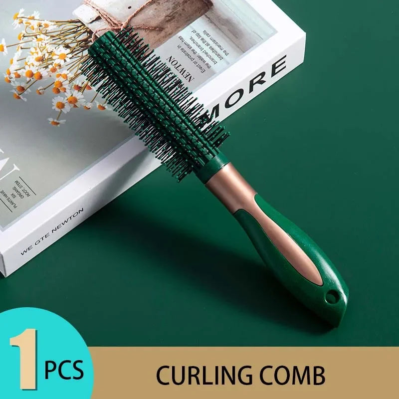 Anti-Static Oval round Air Cushion Comb Scalp Massage Exfoliating Tool for Salon SPA Professional Hair Styling Care Accessory dylinoshop