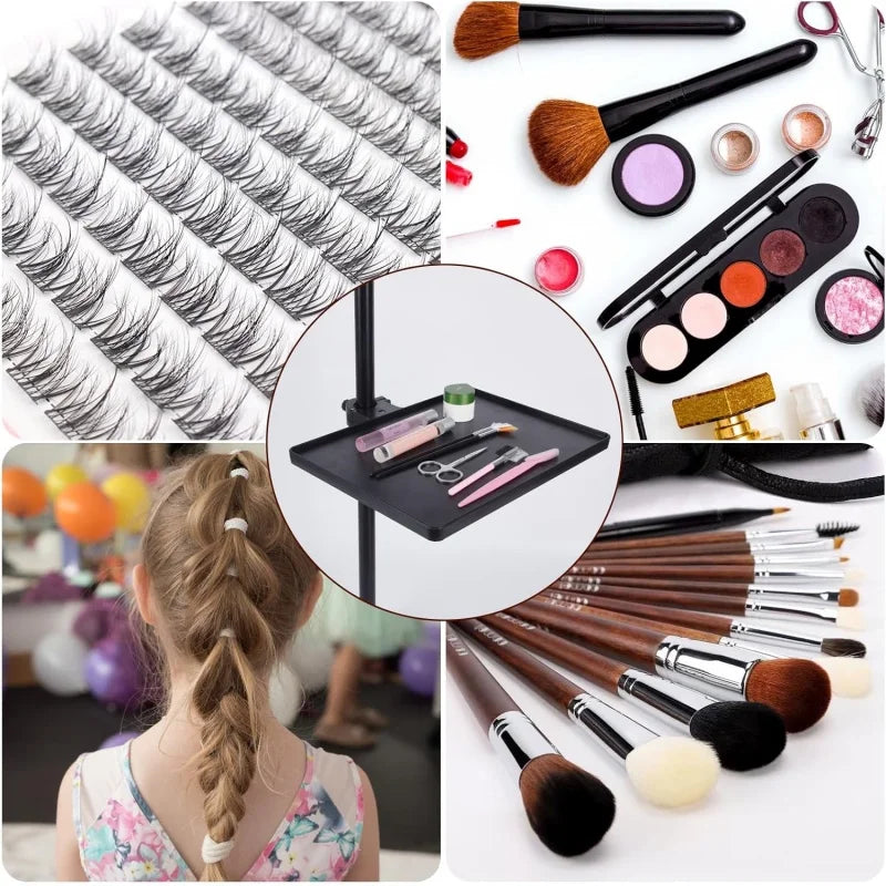 Eyelash Tray Holder Adjustable Plastic Essential Organizer Tray For Lashes Extension Tool Organizer Lash Accessories Makeup Tool