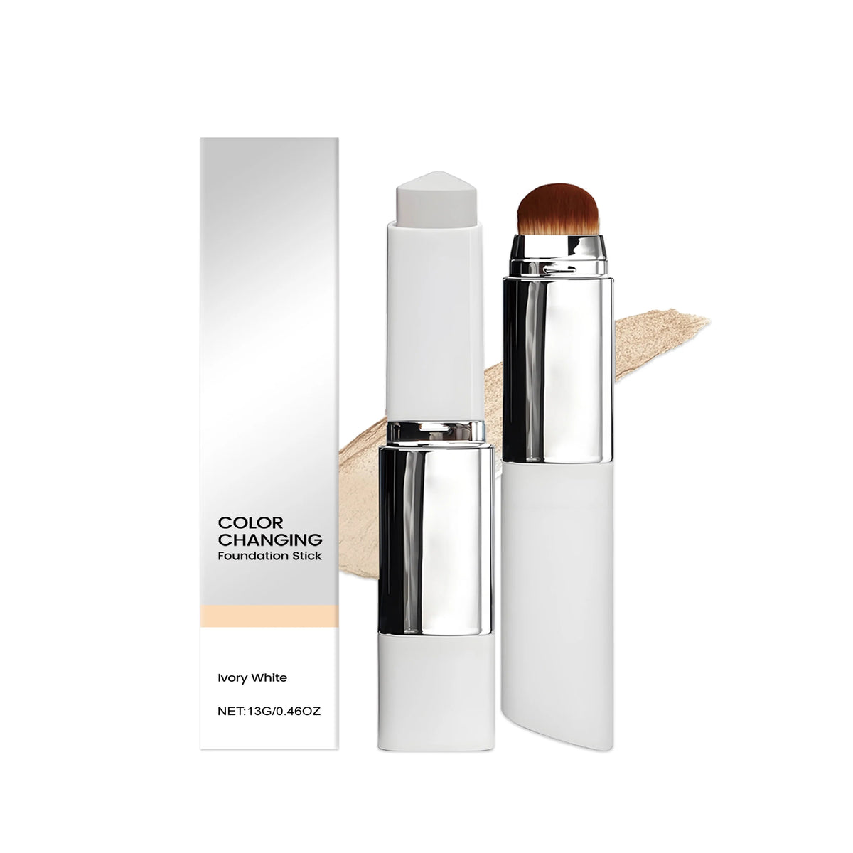 2-in-1 Color-Changing Foundation Stick – Lightweight Full Coverage dylinoshop
