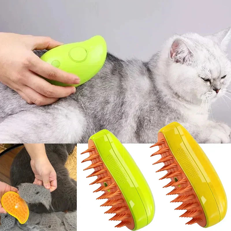 3 in 1 Steamy Cat Brush 