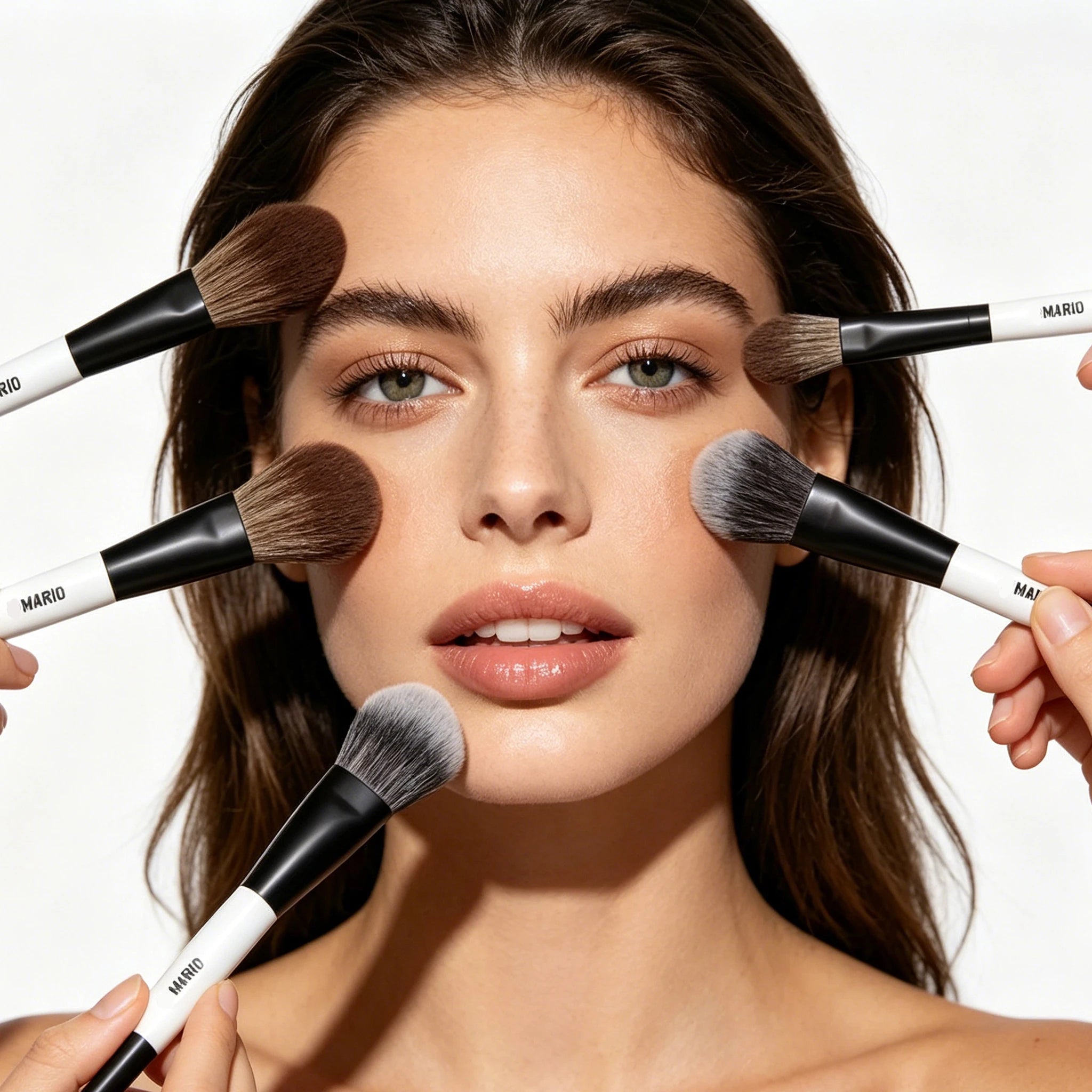 F1 F2 F3 F4 F5 E6 EF1 E3 E4 E5 F7 All Types Makeup Brush Highlight Blush Ambient Soft Glow Brush Soft Fiber Hair Cosmetic Brush