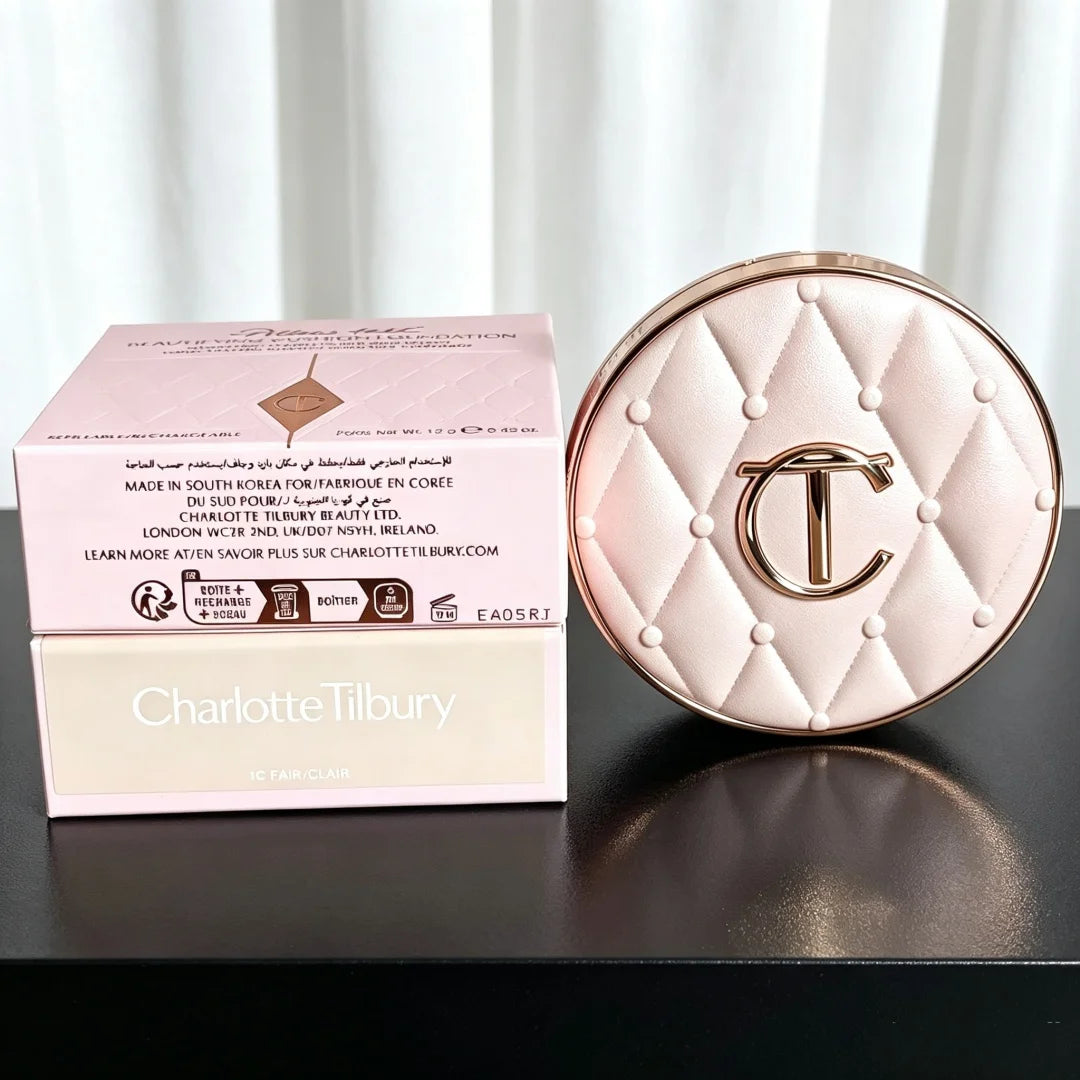 Charlotte Tilbury Dual-Color Blush Concealer Cushion Delicate And Smooth Brightening And Moisturizing Concealing Lasting Makeup dylinoshop