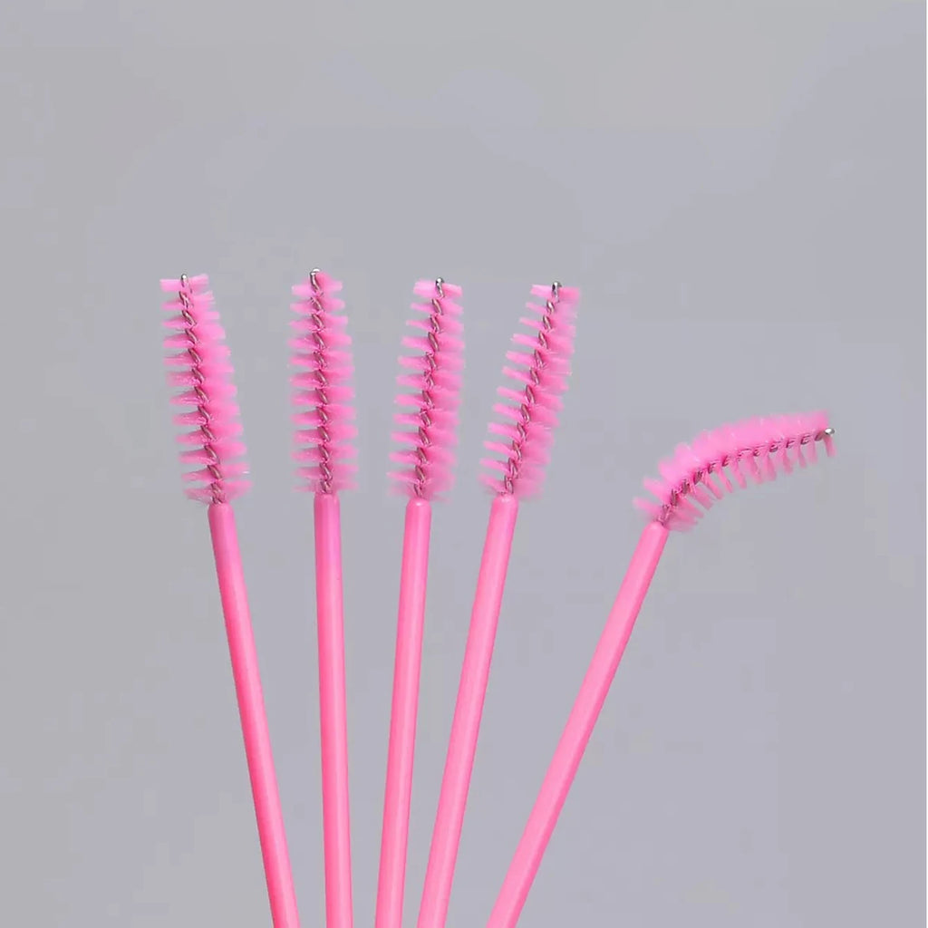 100pcs For Eyelash Extension Makeup Disposable Eyelash Brushes Micro Lash Mascara Wands Combs Wholesale Cosmetic Tools