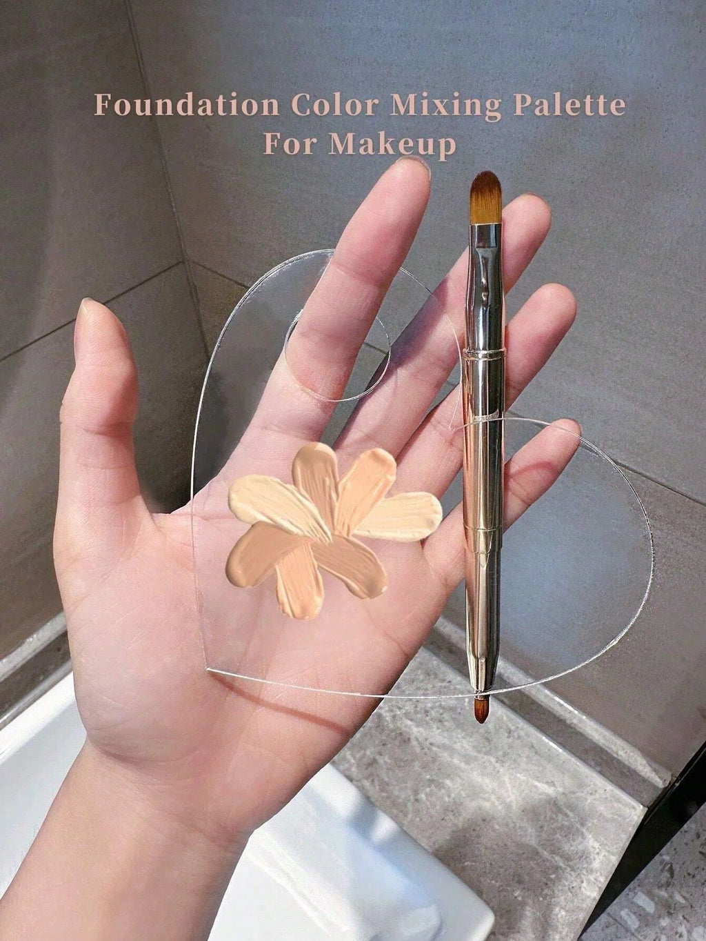 1/2PCS Acrylic Makeup Palette Spatula Liquid Foundation Eye Shadow Mixing Cream Pigments Nail Art Manual Cosmetic Beauty Tools