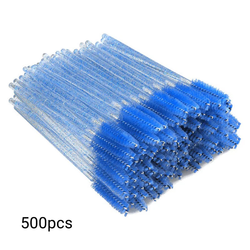 Disposable Eyelash Brush Wands – 500-Piece Salon Applicator Spoolies dylinoshop