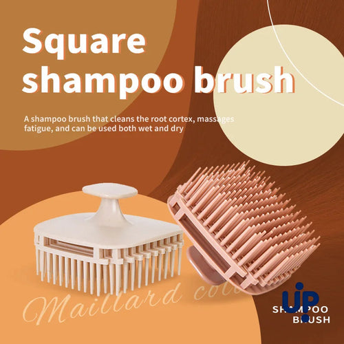 1pcs Silicone Shampoo Brush Head Scalp Massage Comb Hair Washing Comb Body Massage Shower Brush Salon Hairdressing Tool dylinoshop
