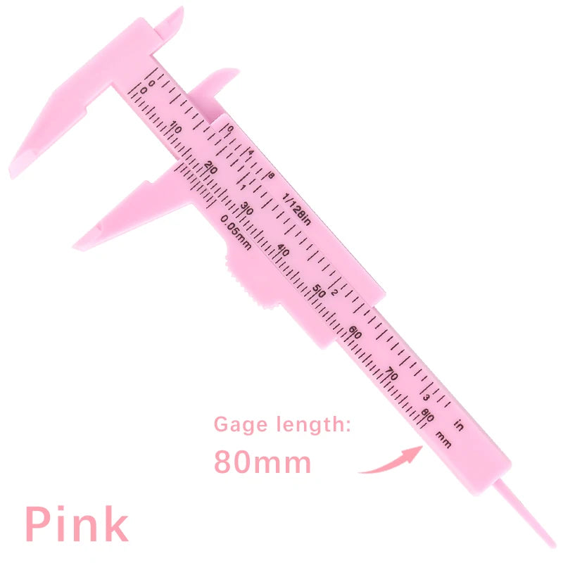 Eyebrow Measuring Caliper – Microblading & PMU Ruler Tool, 80/150mm dylinoshop