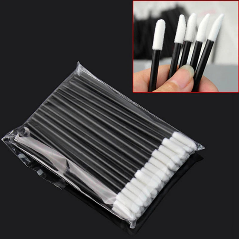 50/1000pcs Lip Gloss Applicator Wand Wholesale Lip Brushes Applicators Eyelashes Brush Lipstick Brush Makeup Beauty Supplie Tool