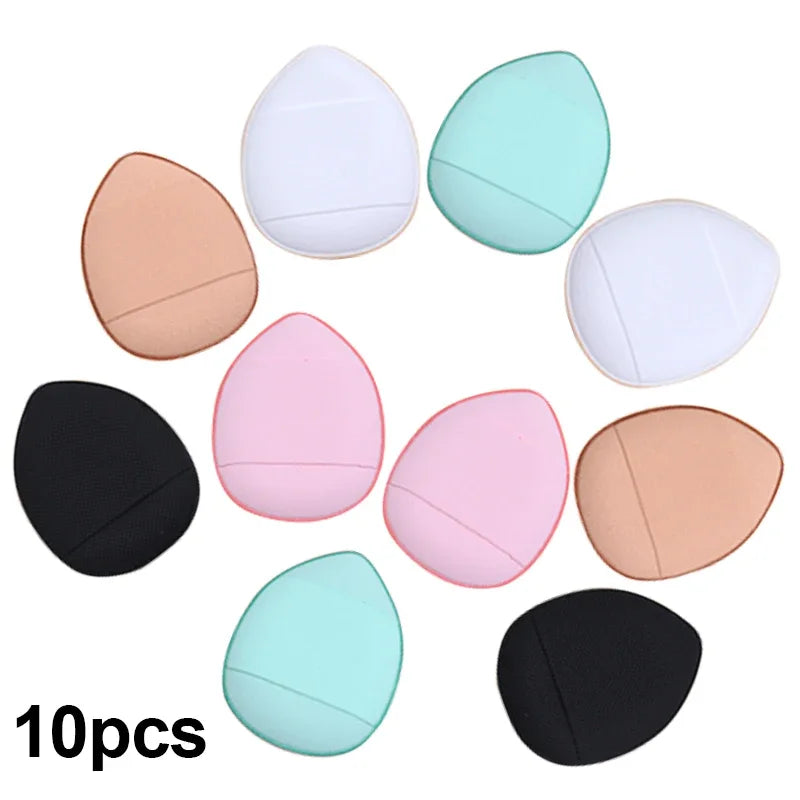 Mini Finger Makeup Sponge Puffs for Foundation, BB Cream & Concealer, Set of 5 or 10 dylinoshop