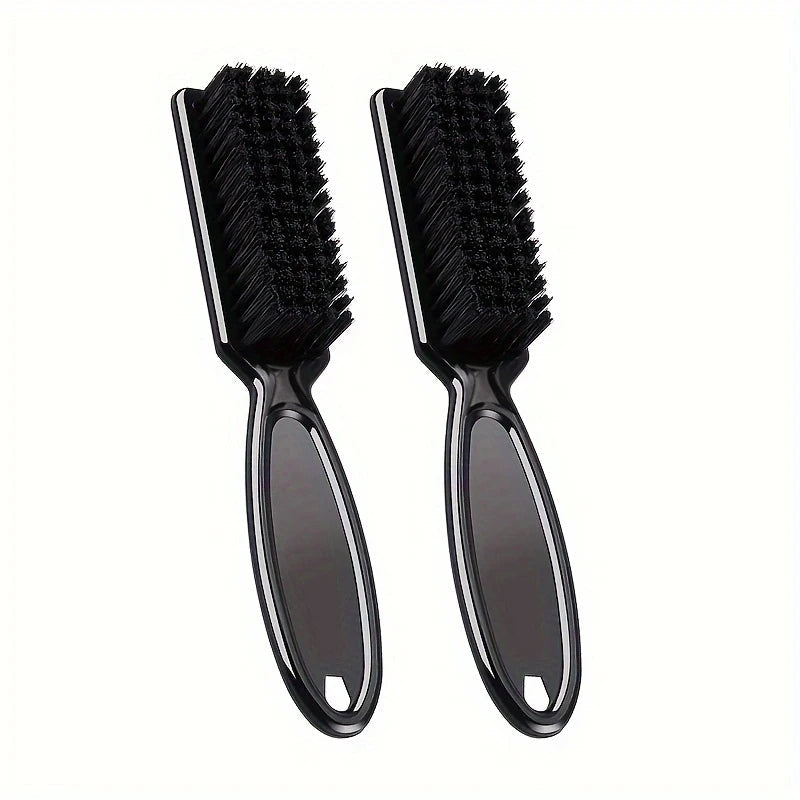 Barber Neck Duster Brush Sets Plastic Handle Hairdressing Soft Hair Cleaning Brush Head Shape Carving Cleaning Brush dylinoshop