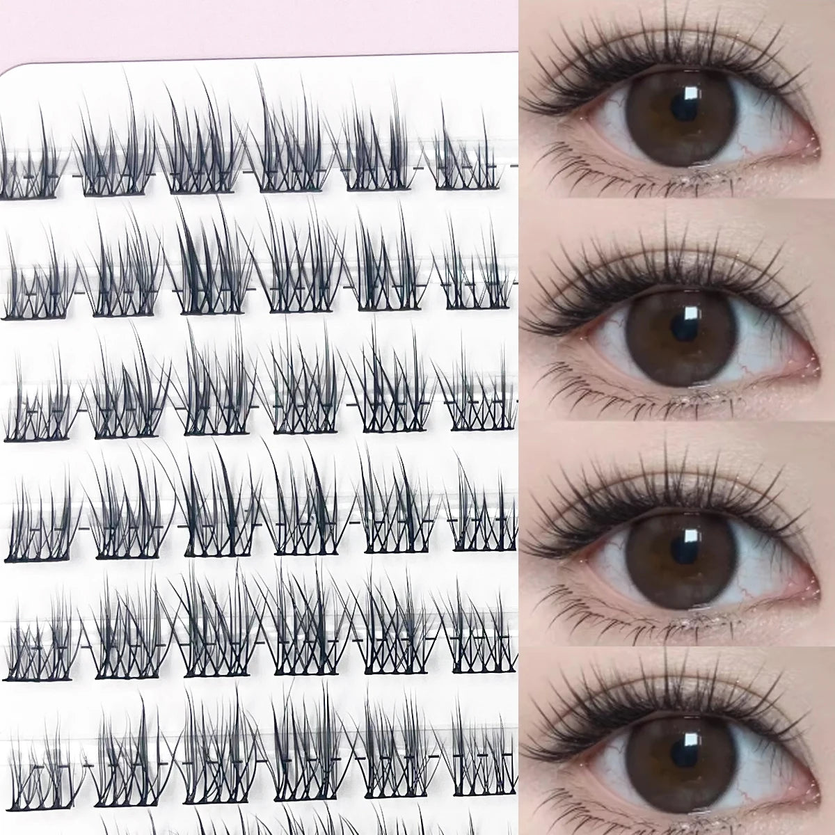 MIOFIA 90-Bundle Individual Cluster Lash Extensions dylinoshop