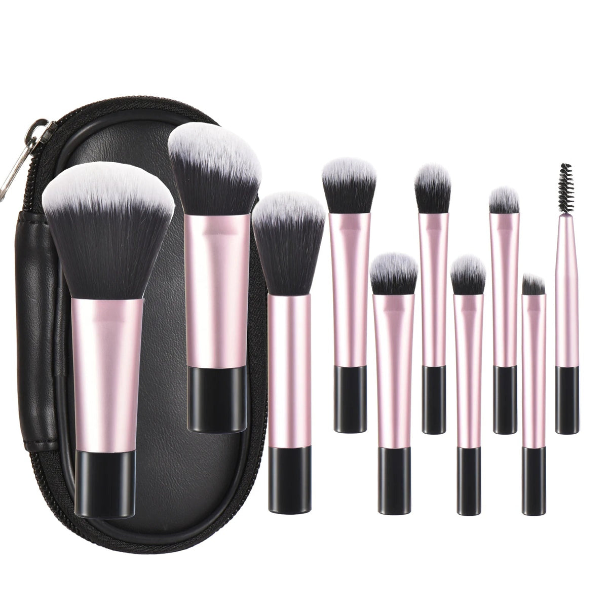 Mini Travel Makeup Brush Set – Portable Palm Brushes dylinoshop