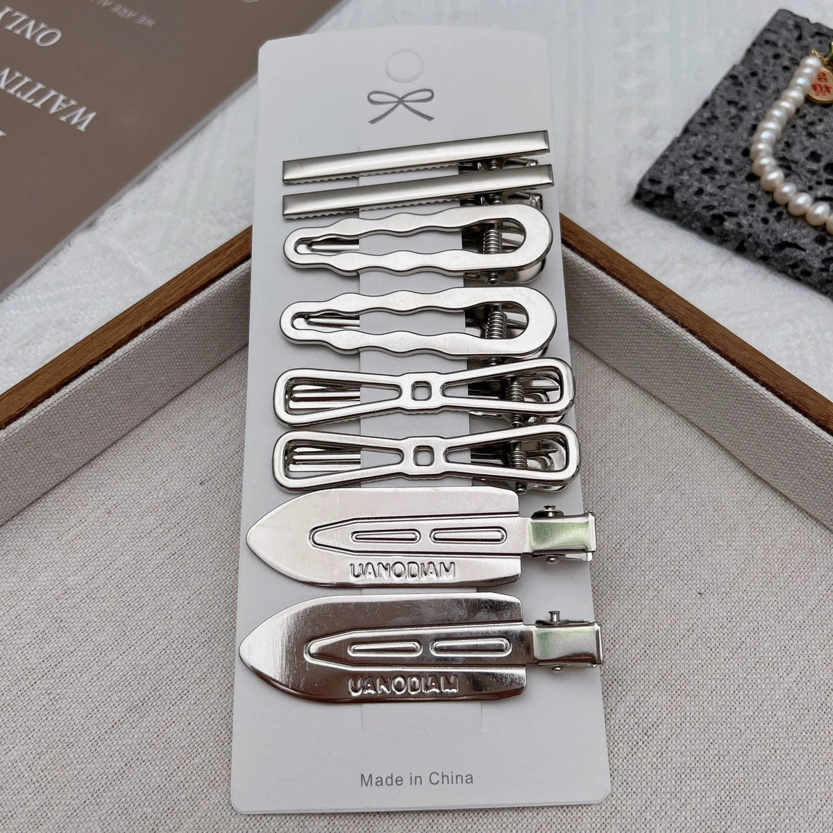 Sliver Metal Hair Clips Women Girls Y2K Duckbill Hairpin Personality Bangs Side Headwear Barrettes Hairclip Styling Accessories dylinoshop