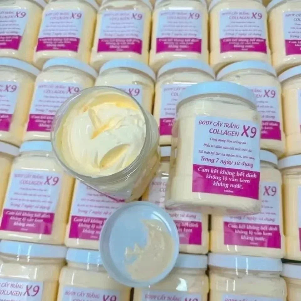 900g Kem Body Cay Trang Colgen X9 Hu Hon, Dụng Cụ Chăm Sóc Cơ Thể Ko Thể Thiếu
