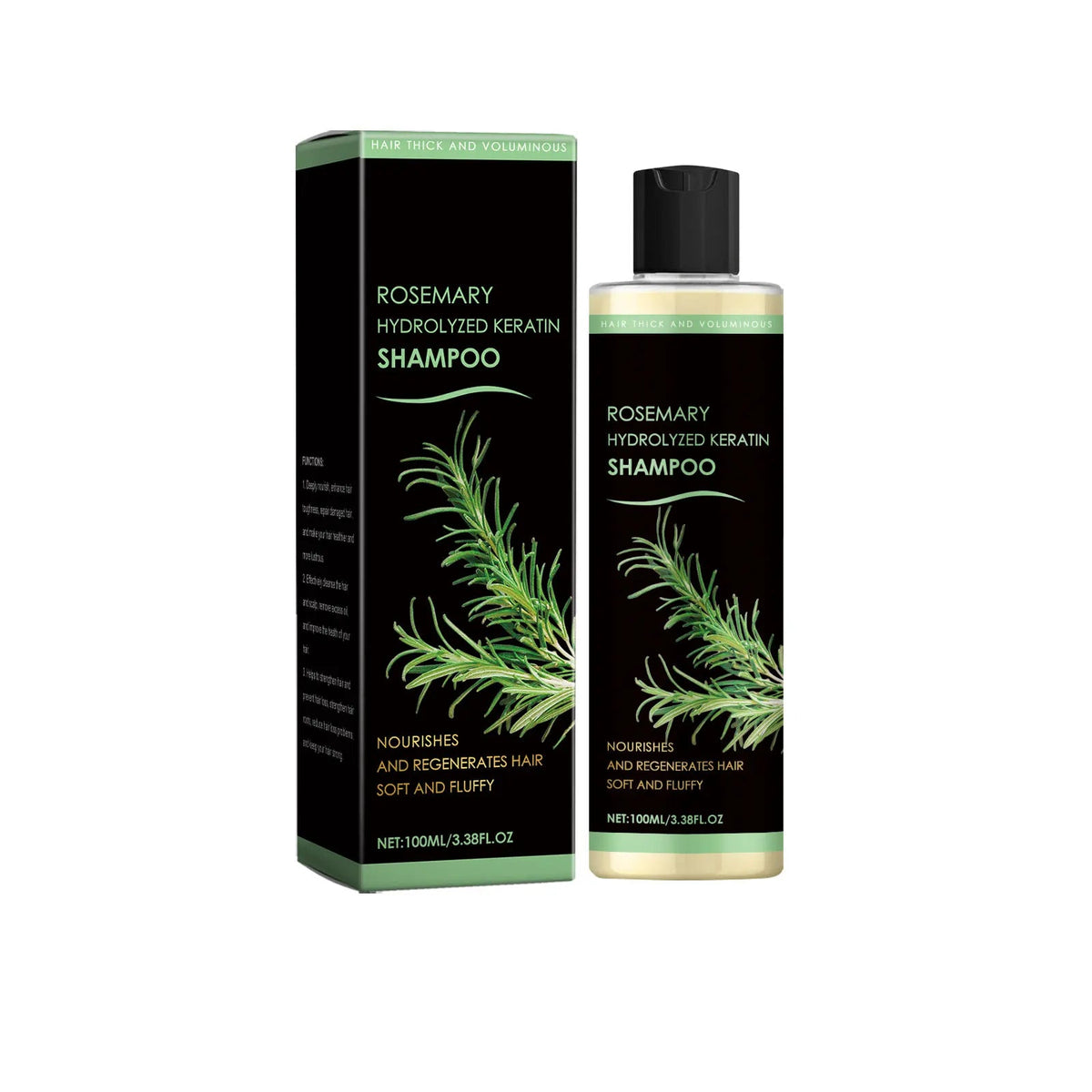 Rosemary Natural Shampoo Hair Thickness Loss Deep Nourishing Scalp Care Strengthen Repair Damaged Oil Control For Men Women dylinoshop