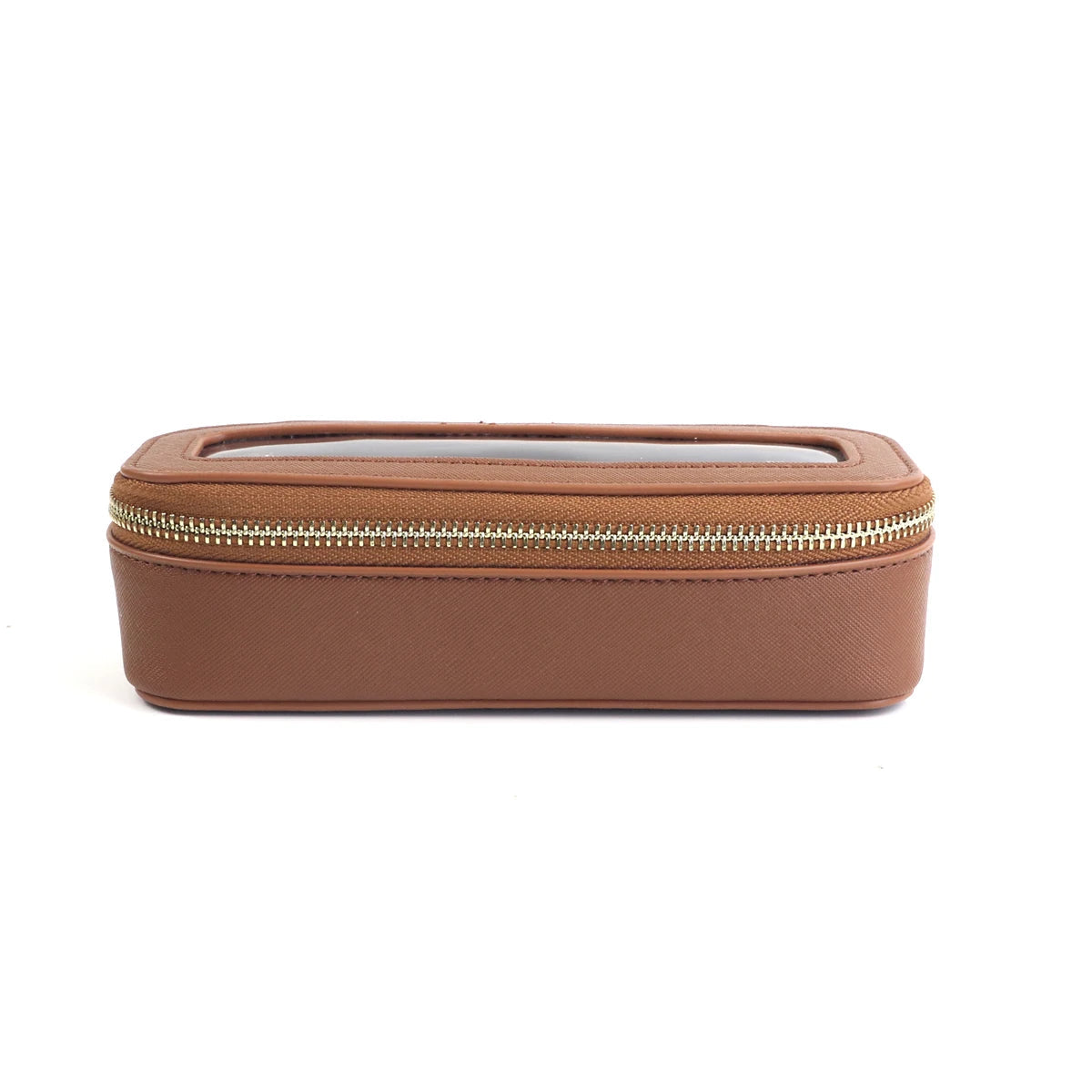 PU Leather Transparent Makeup Bag – Portable Cosmetic Storage Case dylinoshop