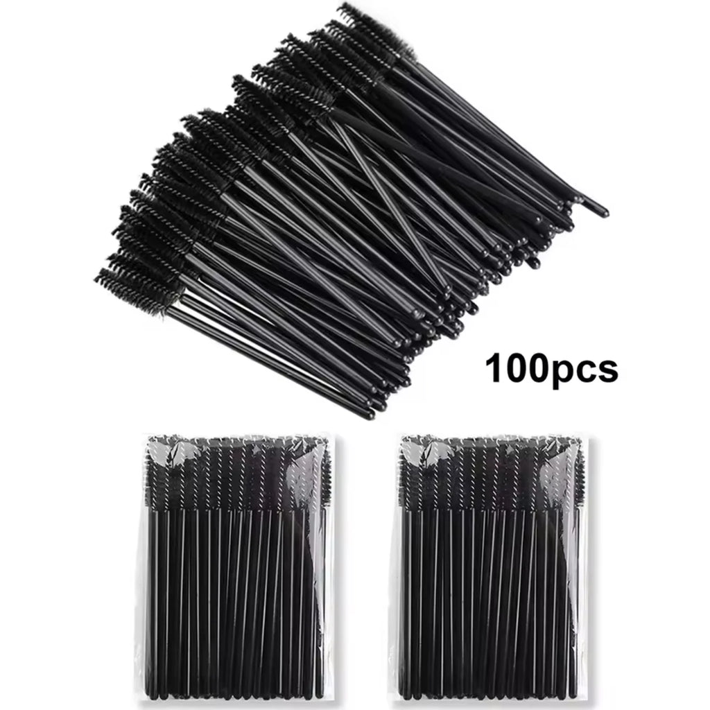 100pcs For Eyelash Extension Makeup Disposable Eyelash Brushes Micro Lash Mascara Wands Combs Wholesale Cosmetic Tools