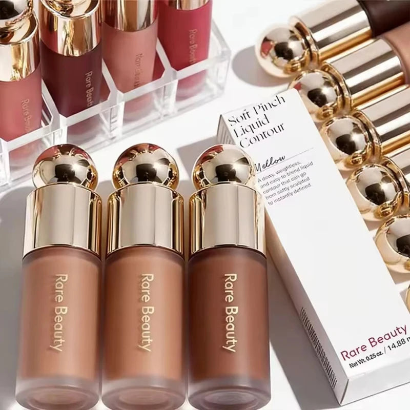 New Rare Beauty Always Sunny Silky Three-dimensional Bronze Contour Stick Natural Shadow Makeup Liquid Blusher Facial Cosmetics 