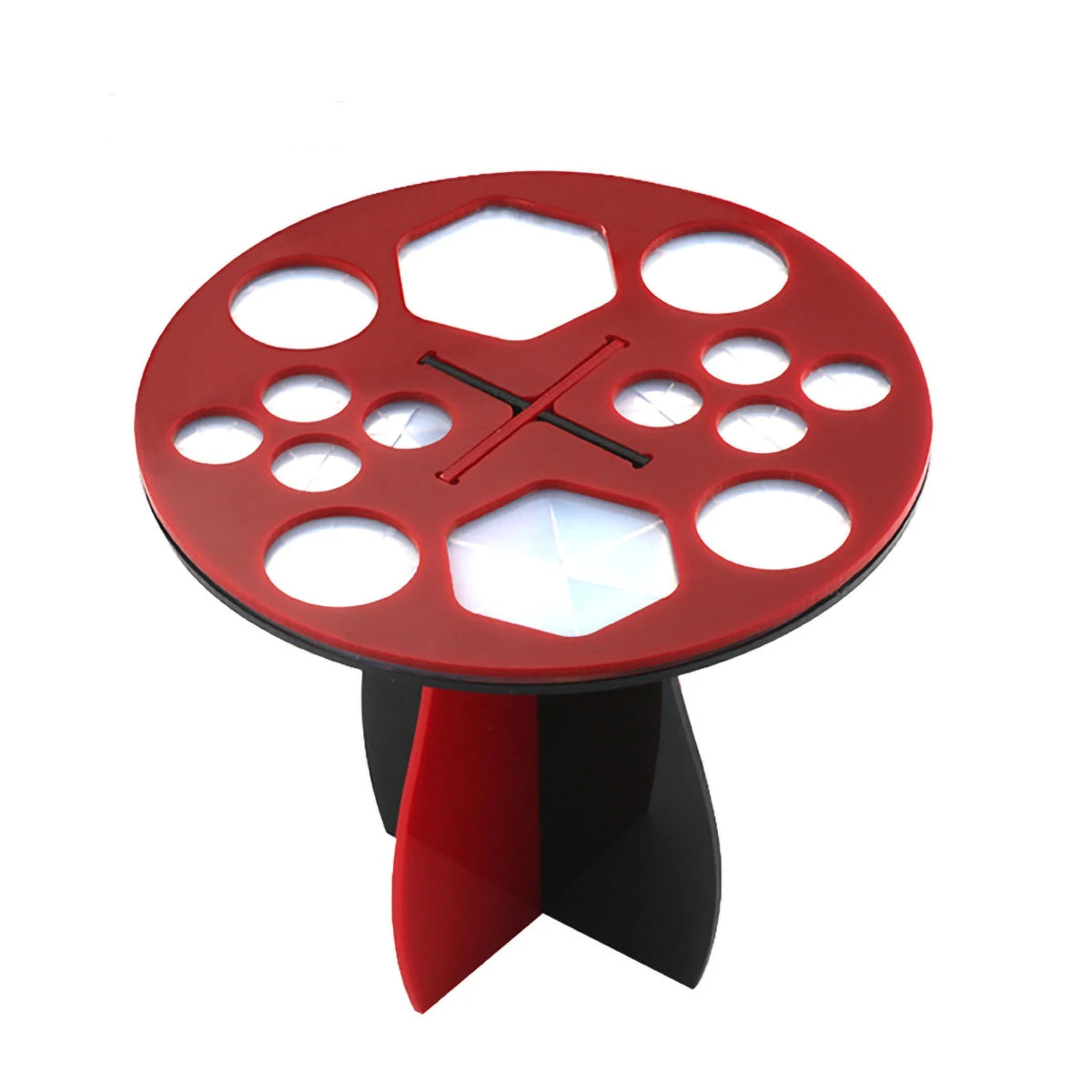 Makeup Brush Drying Rack, Acrylic Brush Drying Rack, Cleaning Storage Tool Display Rack, 14 Holes, 28 Holes, Drying Storage