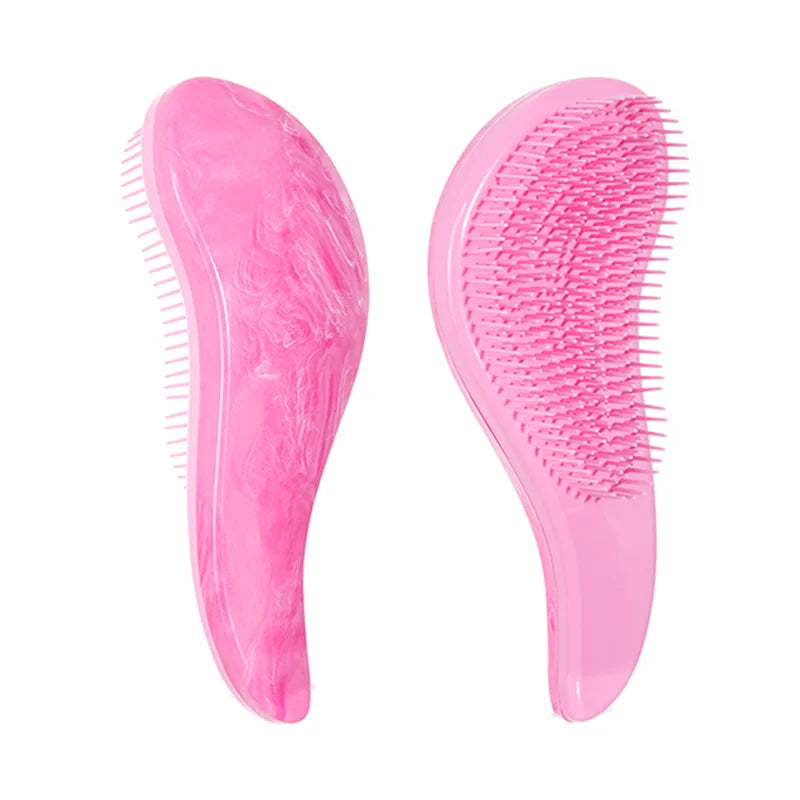 1pcs Magic Detangling Hairbrush Soft Wheat Straw Scalp Massage Comb Anti-static Gentle Grooming Brush Salon Hair Styling Brush dylinoshop