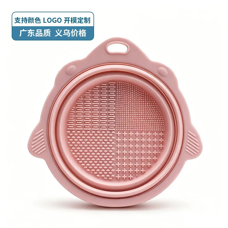 Makeup Brush Cleaner Bowl Set Gentle Clean No Hurt Bristles Wet Dry Powder Puff Cleaning Beauty Tools 