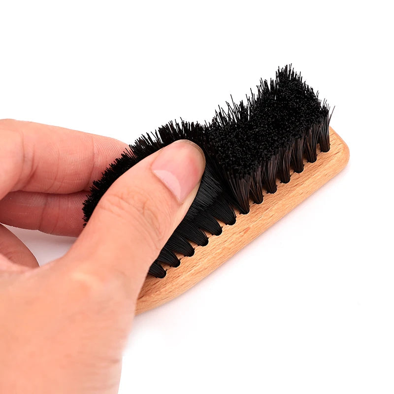 Barbertop Men Beard Brush Wooded Handle Soft Hair Cleaning Brush Broken Hair Remove Comb Hairdressing Neck Duster Barber Tools dylinoshop