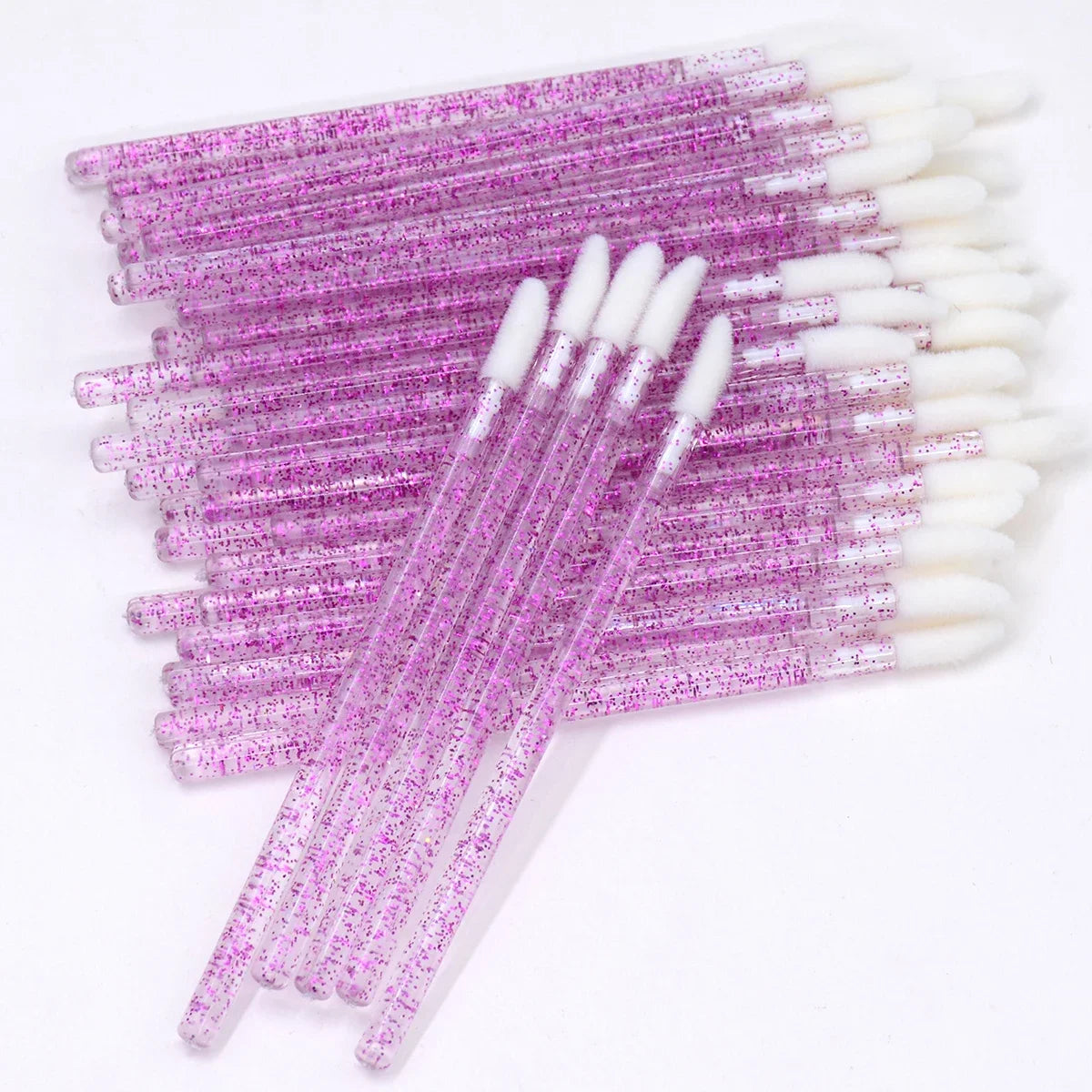 Disposable Lip & Mascara Applicator Brushes – 100-Piece Cosmetic Wand Set dylinoshop