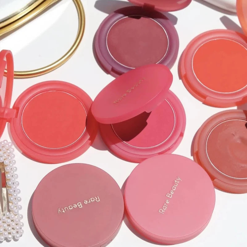 New Rare Beauty Matte Lasting Blurred Bouncy Cushiony Cream-to-powder Blush Moisturizer Natural Makeup Happy Hope Worth Thriving