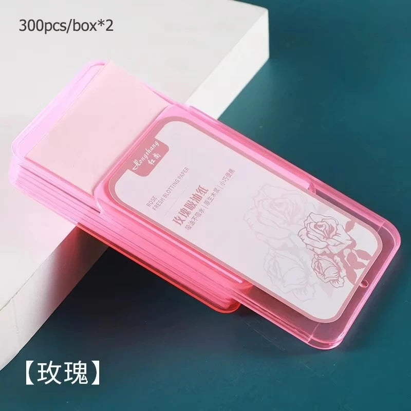 Oil Absorbing Face Blotting Paper, 300 Sheets dylinoshop