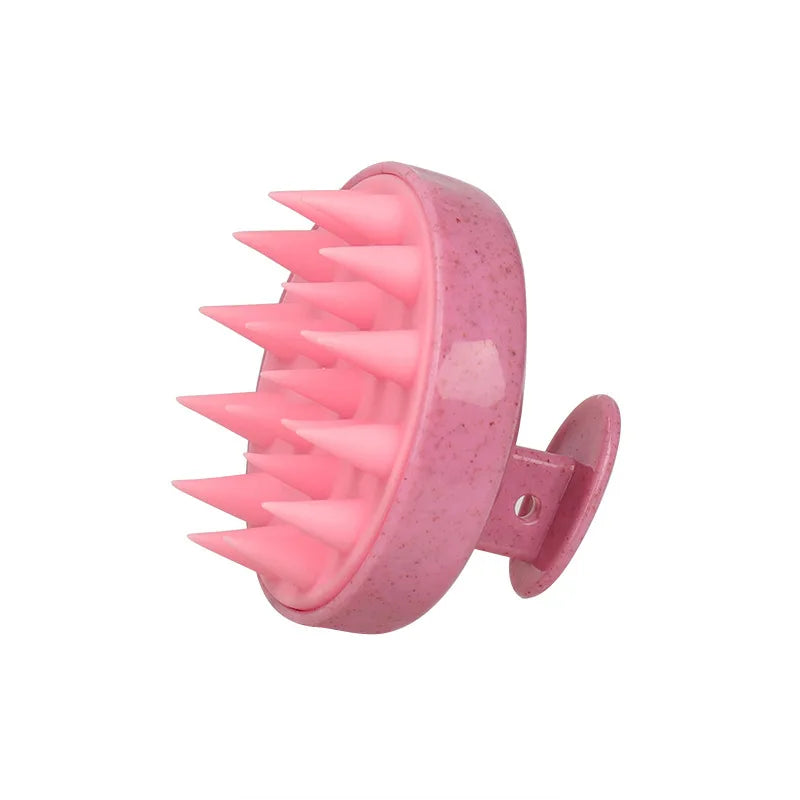 Silicone Shampoo Brush Head Scalp Massage Comb Hair Root Itching Clean The Scalp Thoroughly Body Massage Brush Bath Brush dylinoshop