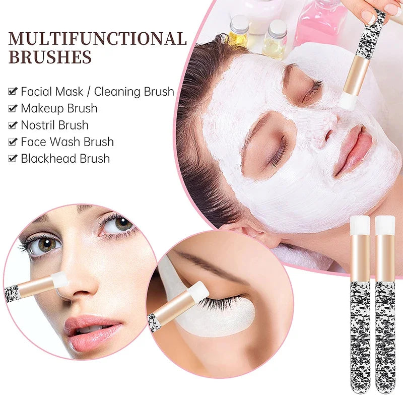 Eyelash Extension Clean Supplies Set Lash Makeup Brush Eyeborw Comb Microbrush Nose Skin Pore Wash Brushes Lashes Shampoo Bottle