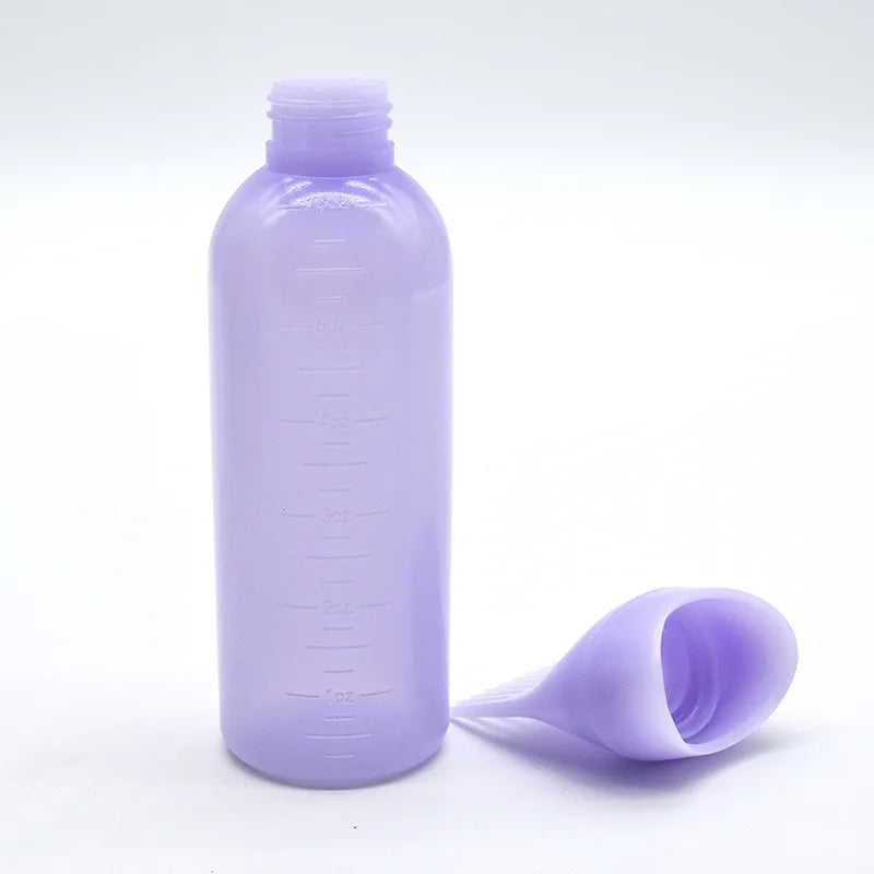 3 Color Salon Hair Oil Applicator Bottle Professional Hairdressing Dyeing Comb Bottles Barbershop Hairdresser Coloring Supplies dylinoshop