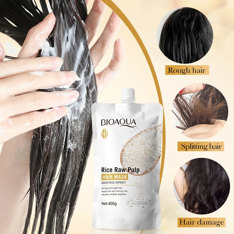 10/30/50/100/400g Magical Keratin Hair Mask 5 Seconds Repair Damaged Frizzy Hair Soft Smooth Shiny Rice Moisturizing Hair Care dylinoshop