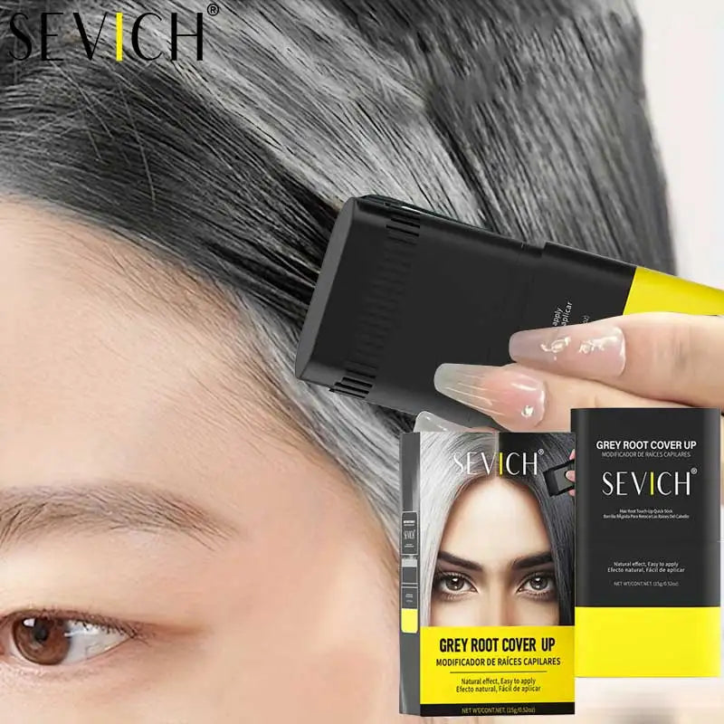 Hair Color Stick For Men & Women Quickly Covers Gray White Hair Concealer Waterproof Hairline Instant Covering Hair Dye Stick dylinoshop