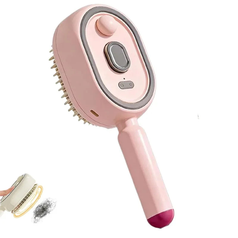 Electric Spray Air Cushions Massage Comb 3 in 1 Self Cleaning Steam Essential Oil Brush Rechargeable Spray Scalp Massager Combs dylinoshop
