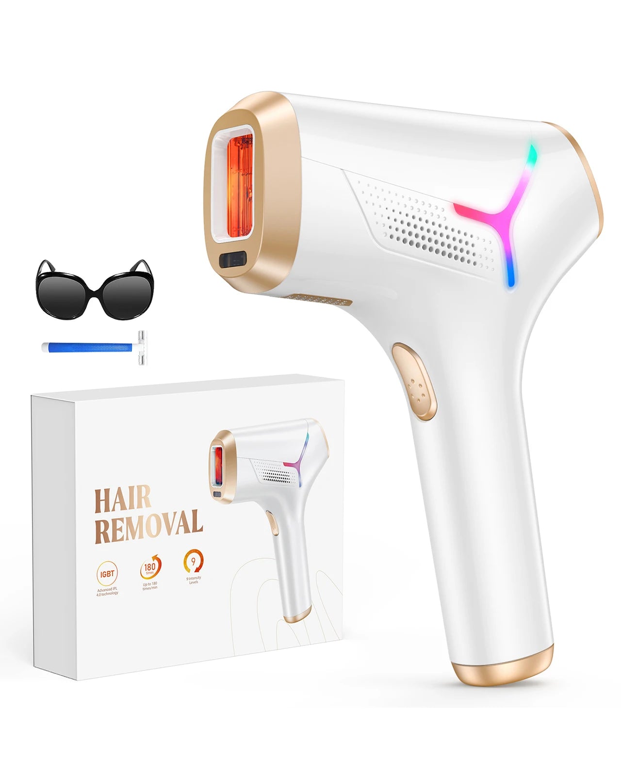 IPL Hair Removal Device for Body, Bikini & Face – 990,000 Flashes