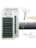3D 4D W Russia Volume Eyelashes Cilios Extension W Four Leave Clover Premade Bloom Fans  Faux Cil Mix Korean Makeup Mink Lash