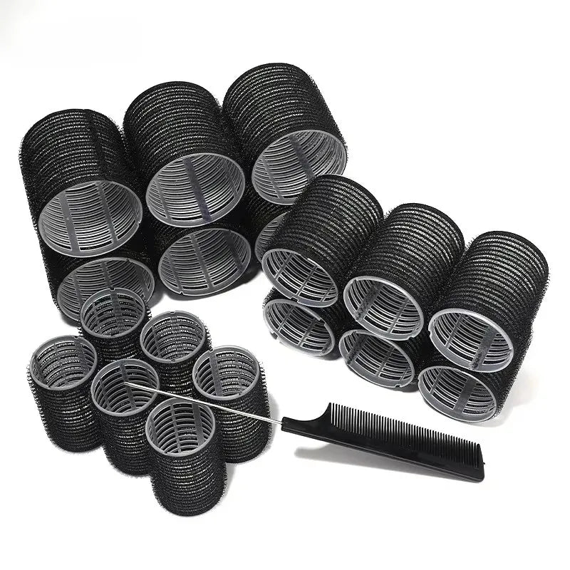 Hair Curling Rollers in Various Sizes for DIY Lazy Hair Styling, Air Bangs Curlers, Plastic Hair Curling Tool dylinoshop