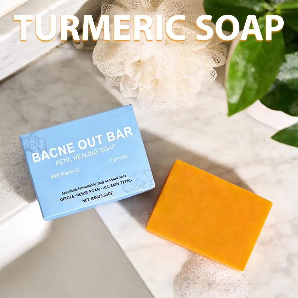 100g 1/2PCS Body Cleansing Soap Exfoliating Lightening Dark Underarm Leg Body Oil Control Smoothing Hydrating Glowing Handmade S