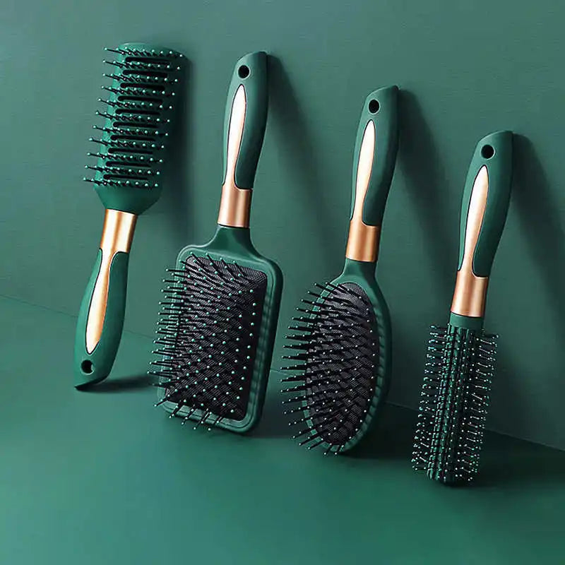 KLINA Hair Massage Air Cushion Comb Brush Scalp Hairbrush Detangle Anti Static Salon SPA Hairdressing Styling Tool Oval Round dylinoshop