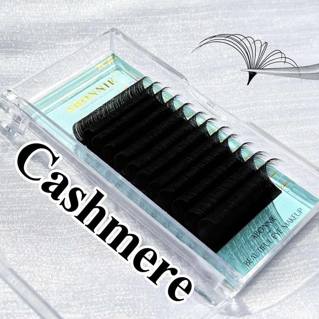 ABONNIE All Size M/L/LJ Cashmere Individual Eyelash Extension Silk Lashes Russian Volume Classic Eyelash Extensions for Makeup