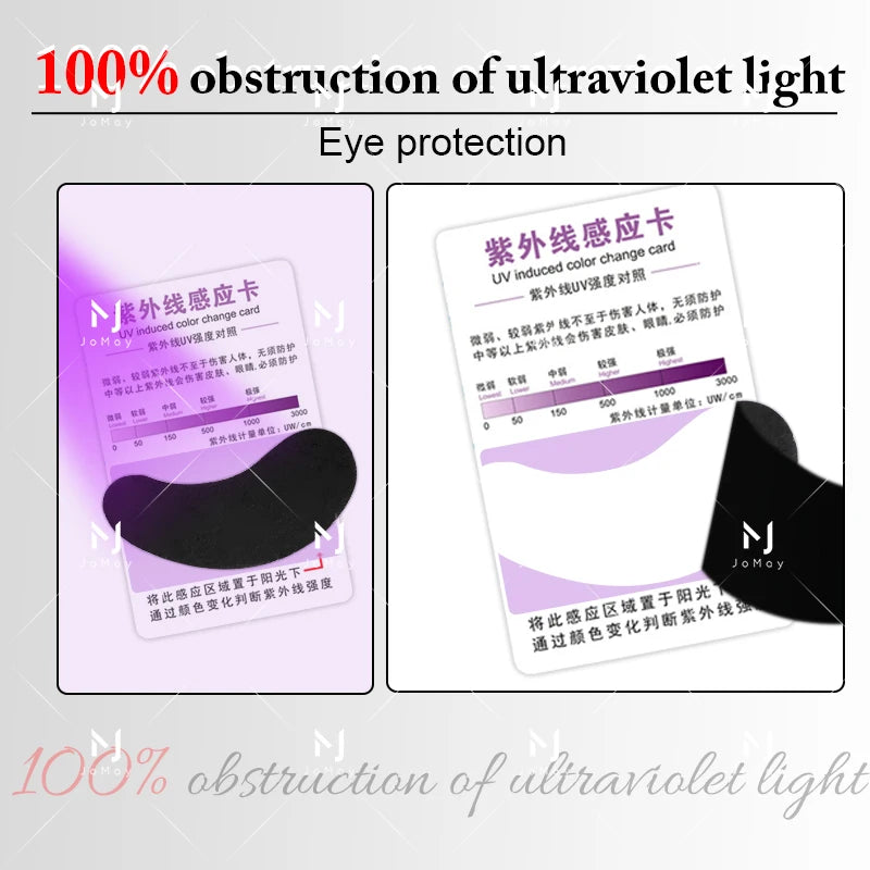 100% obstruction of ultraviolet light Black Pads For Eyelashes Extension Eye Protection Professional Makeup tools 50pairs