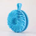 Double-sided Silicone Shower Brush Soft Bristle Body Massage Exfoliating Bath Mud Remover