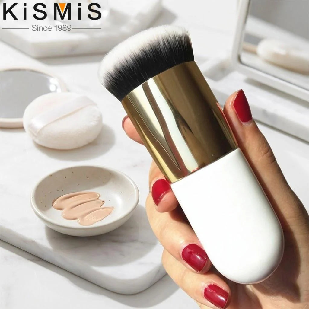 Professional Flat Cream Makeup Brushes Set Face Cheek Contour Blusher Foundation Brush Makeup Tools Flawless Application