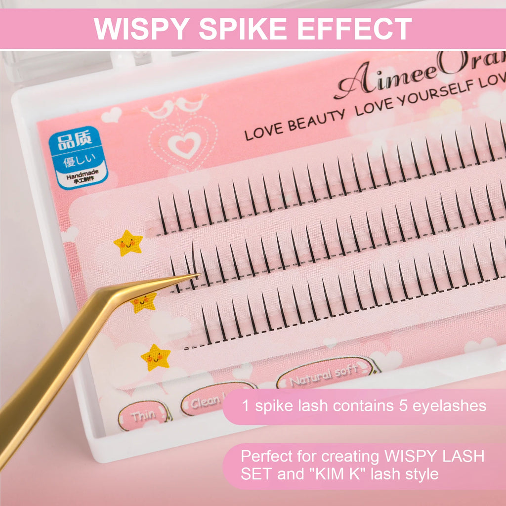 Natural Lower Under Eyelash Easy Grafting Makeup Extension Tools 6mm V-shaped Lower Eyelashes Easy Grafting Makeup Extensions