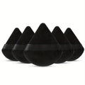 3/5/6 Pcs Triangle Powder Puff For Loose Powder Liquid Cosmetic Soft Plush Powder Puff Makeup Foundation Puff Makeup Tool